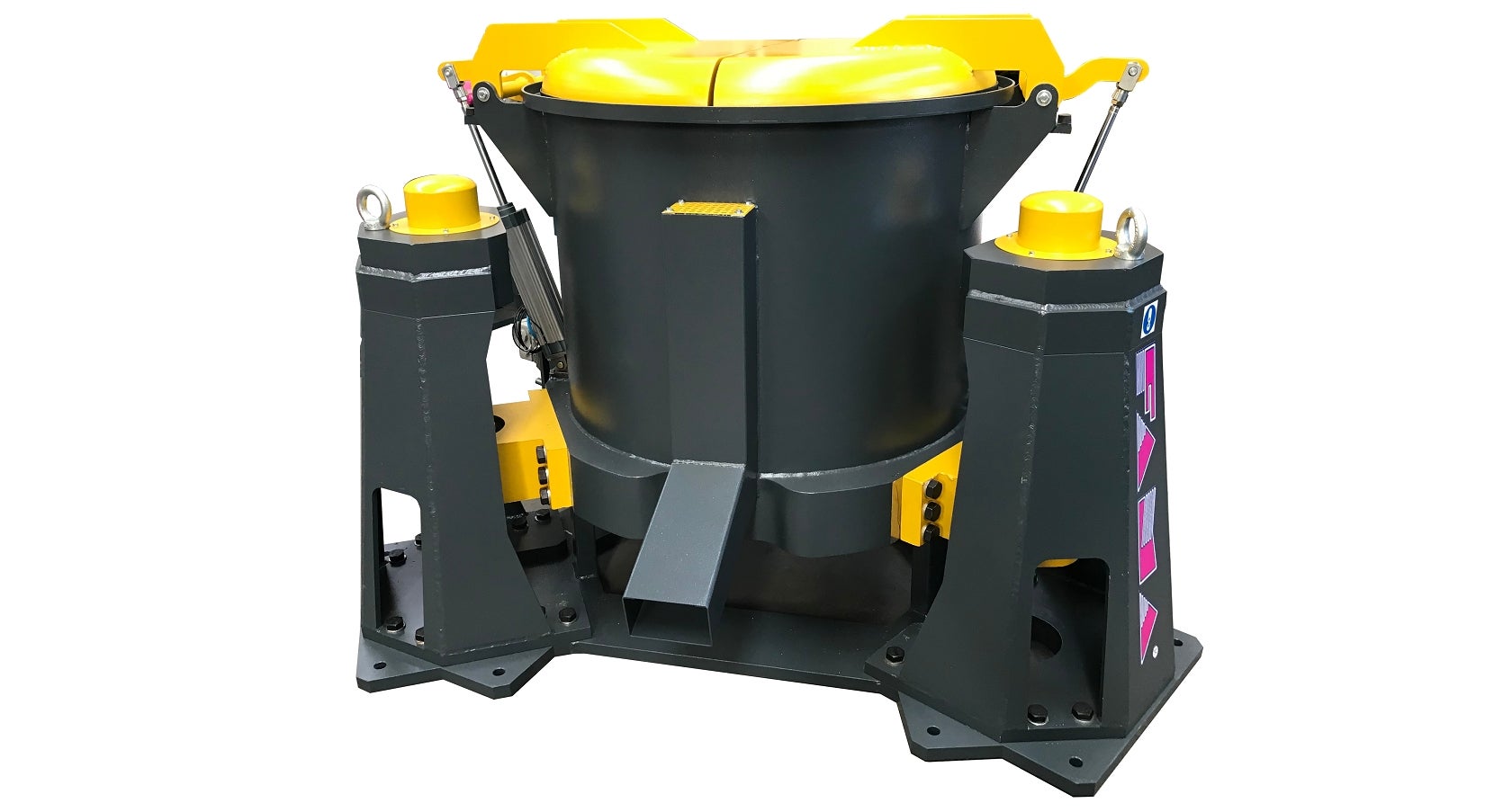 Deoiling centrifuge with extractable basket - Basket Ø800mm H=550mm