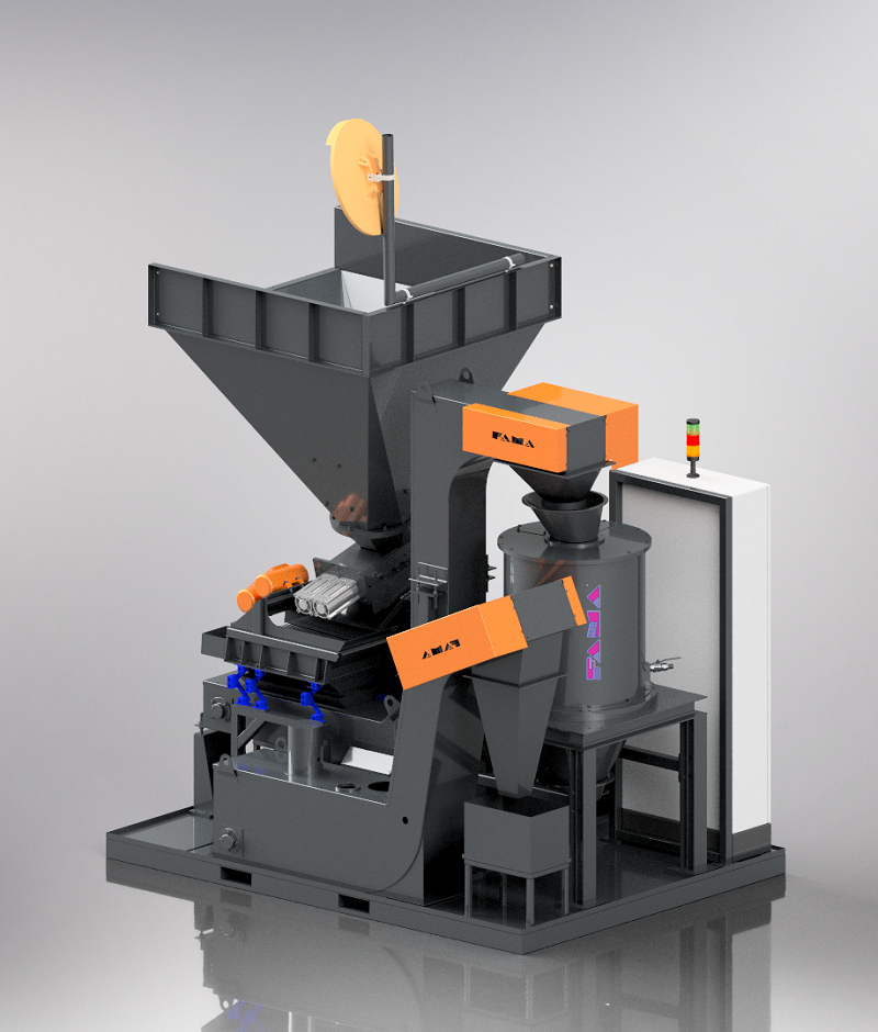 Combination of a TTC range shredder and an FC range centrifuge.